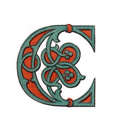 Initial Letter C by Henry Shaw