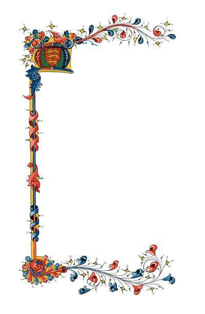 Initial Letter M by Henry Shaw