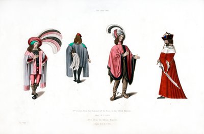 Male Dress, c1480, 1843 by Henry Shaw