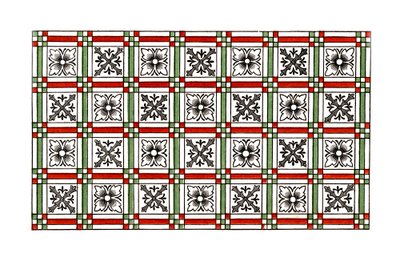 Ornamental pavement by Henry Shaw
