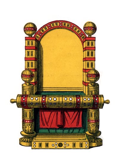 Throne of state by Henry Shaw