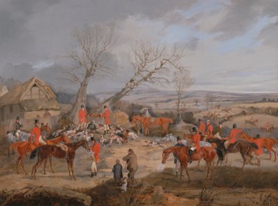 Hunting Scene: The Kill by Henry Thomas Alken