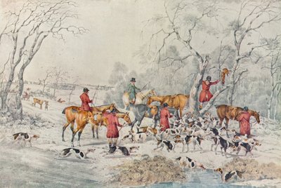Treeing the Fox, c1800, 1922 by Henry Thomas Alken