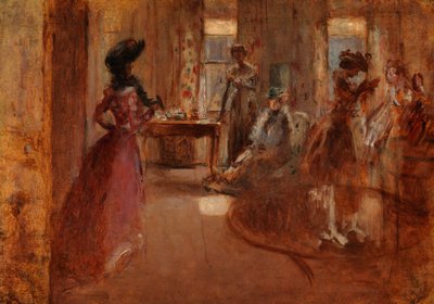 Family Party, c.1892 by Henry Tonks