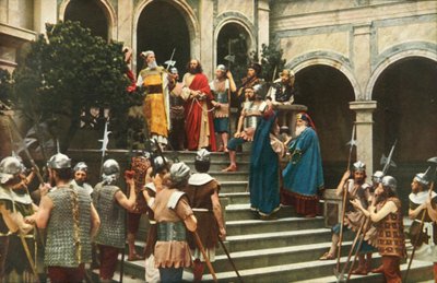 Jesus Before Ananias, 1922 by Henry Traut