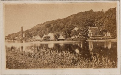 Boat House at Park Place by Henry W. Taunt