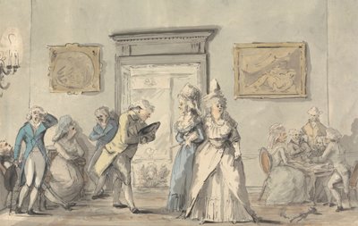 A Soiree by Henry William Bunbury