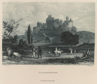 The Picturesque and Romantic Rhineland: Blankenheim by Henry Winkles