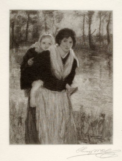 By the River by Henry Wolf