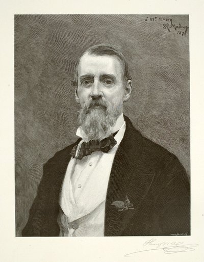 Samuel Putnam Avery by Henry Wolf