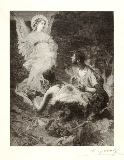 The Annunciation to the Shepherds by Henry Wolf