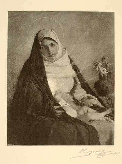 The Madonna of the Rose by Henry Wolf