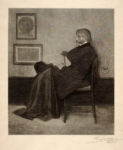 Thomas Carlyle by Henry Wolf