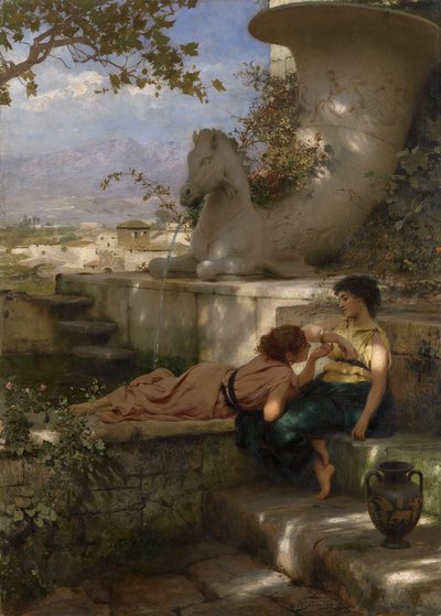 The New Bracelet, ca. 1883 by Henryk Siemiradzki