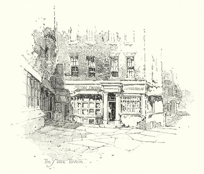 The Mitre Tavern, London by Herbert (after) Railton