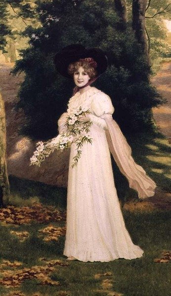 Gathering Flowers by Herbert Blande Sparks