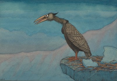 Newly Hatched Bird of Prey, c.1910 by Herbert E. Crowley