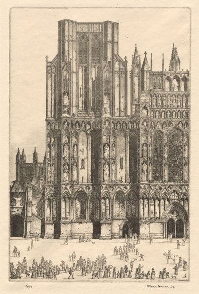 Wells Cathedral by Herbert Gordon Warlow