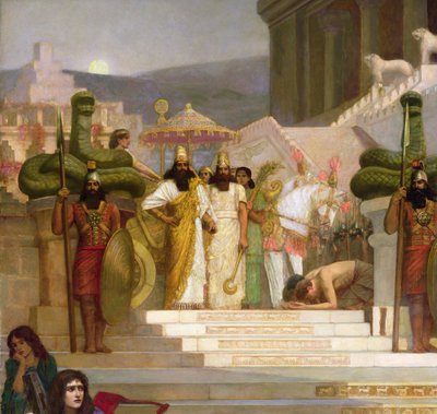 The Daughters of Judah in Babylon by Herbert Gustave Schmalz