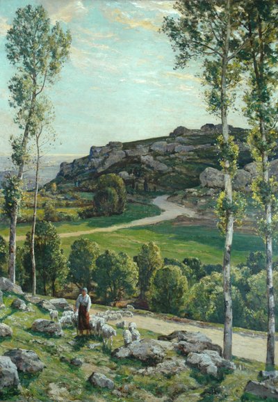A Road in Provence by Herbert Hughes Stanton