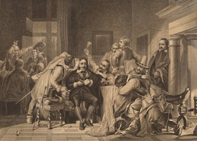 Charles I. in the Guard-Room by Herbert Bourne
