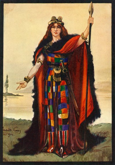 A Celtic Chieftainess Boadicea by Herbert Norris
