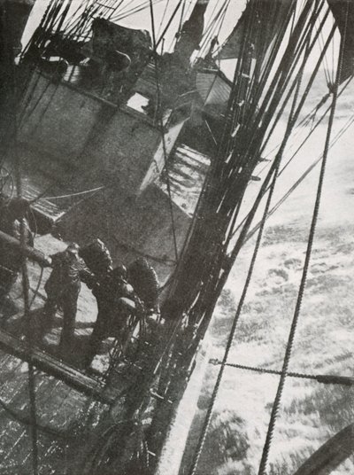 Manning the Pumps by Herbert Ponting