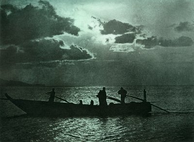 Moonlight at Shizu-Ura by Herbert Ponting