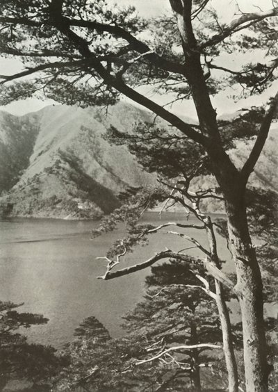 The Hotel Across The Lake, Shoji, 1910 by Herbert Ponting