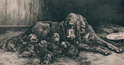 The Happy Mother, 1894-1911 by Herbert Thomas Dicksee