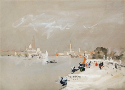 Across the Lagoon, Venice by Hercules Brabazon Brabazon