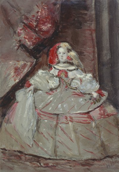 The Infanta Margarita by Hercules Brabazon Brabazon