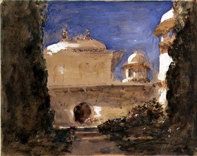 The Temple Garden by Hercules Brabazon Brabazon