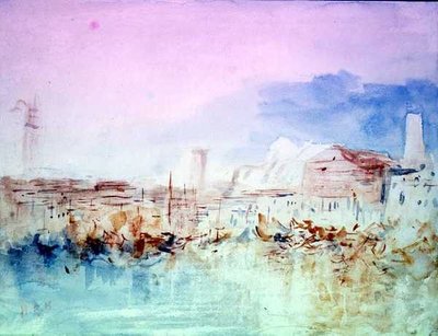 Venice from the Lagoon (after Turner) by Hercules Brabazon Brabazon