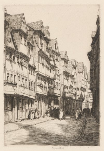 Klostergasse, Frankfurt by Herman Armour Webster