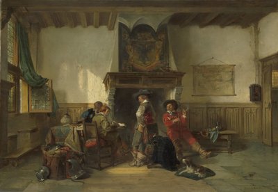 Soldiers in a Guardsroom by Herman Frederik Carel ten Kate