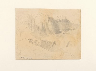 Valley with Grazing Cattle by Herman Kruyder (signed by artist)