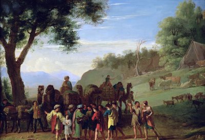 Joseph Sold by His Brothers by Herman van Swanevelt