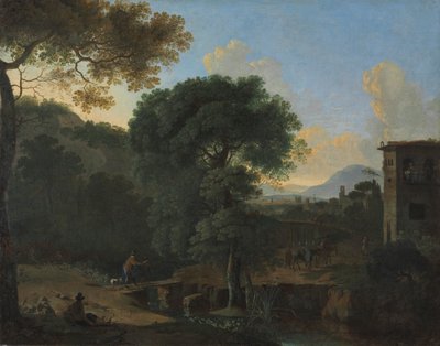 Landscape with Travelers, 1630s by Herman van Swanevelt