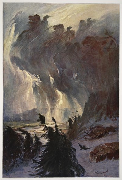 Ride of the Valkyries, 1906 by Hermann Hendrich