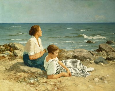 On the Beach by Hermann Seeger