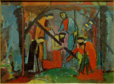 Carrying the Cross II by Hermann Stenner