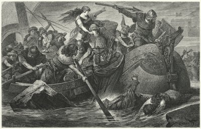 Viking Raiders by Hermann Vogel