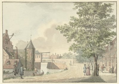 The Waardpoort in Utrecht by Hermanus Petrus Schouten (possibly)