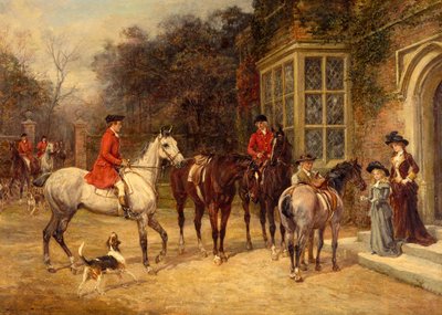 The Meet by Heywood Hardy