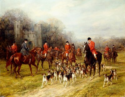 The Meet by Heywood Hardy