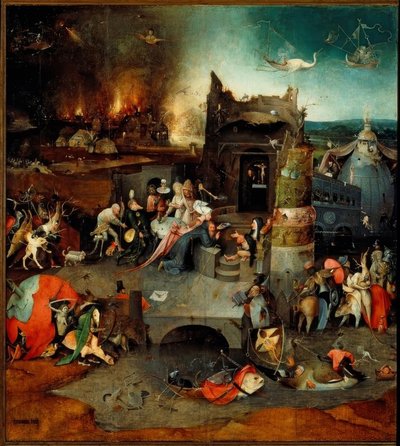 The Temptation of Saint Anthony by Hieronymus Bosch