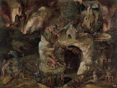 Inferno Landscape by Hieronymus Bosch