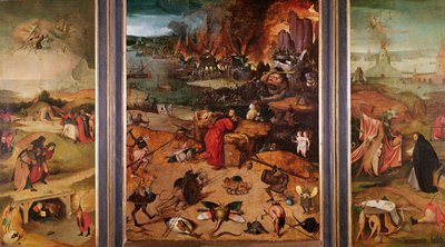 Triptych of the Temptation of St. Anthony by Hieronymus Bosch