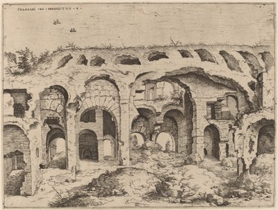 Fourth View of the Colosseum by Hieronymus Cock